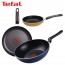 [테팔] 쿡이지 프라이팬 28cm+파워 블루 멀티팬 28cm+미니블리니스 에그팬 12cm TFC-CE8PBWEP12