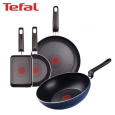 [테팔] 쿡이지 프라이팬 28cm+파워 블루 멀티팬 28cm+미니팬 18cm+사각 에그팬 12*18cm TFC-CE8PBWEP18S18