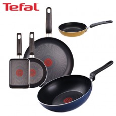 [테팔] 쿡이지 프라이팬 28cm+파워 블루 멀티팬 28cm+에그팬 12cm+미니팬 18cm+사각 에그팬 12*18cm TFC-CE8PBWEP3SET