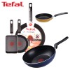 [테팔] 멕시칸 프라이팬 28cm+파워 블루 멀티팬 28cm+에그팬 12cm+미니팬 18cm+사각 에그팬 12*18cm TFC-MC8PBWEP3SET