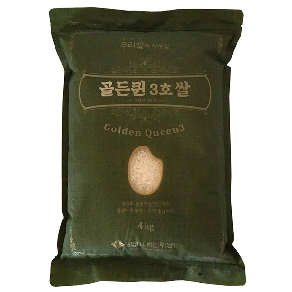 2018년햅쌀 골든퀸3호쌀 4kgX4포