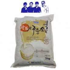 [청년소금] 황토로 제대로 구운소금 5kg (굵은 입자) (신안 천일염)