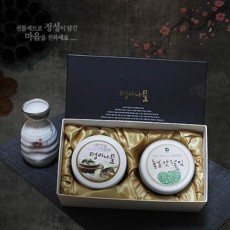[상하식품] 명이나물 400g * 돌산갓절임 300g 세트