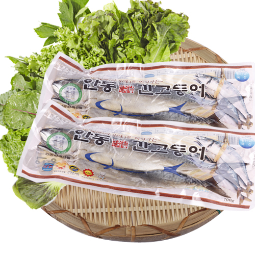 [안동맛자반]안동간고등어 프리미엄 선물세트 안동간고등어 900g (2손 4마리)