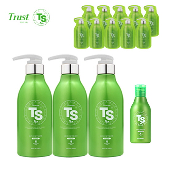 [TS샴푸] 프리미엄 TS 샴푸 500ml×3개+프리미엄 TS 샴푸 100ml+프리미엄 샴푸 6ml×10개