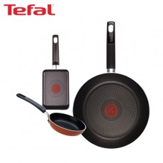 [테팔] 데코레이티브 시리즈 프라이팬 28cm+미니팬 12cm+사각 에그팬 12X18cm TFC-DS8EP12S18
