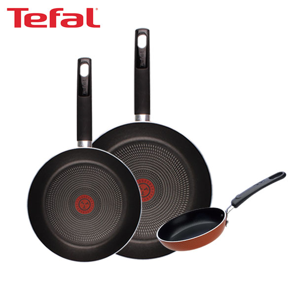 [테팔] 데코레이티브 시리즈 프라이팬 24cm+28cm+미니팬 12cm TFC-DS48EP12