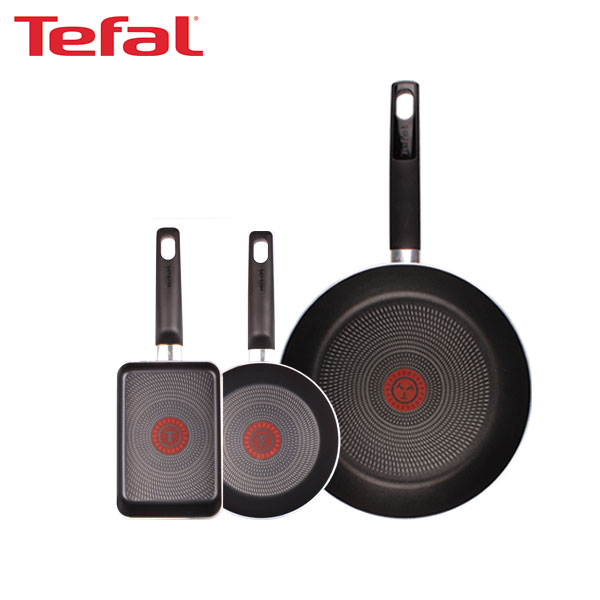[테팔] 데코레이티브 시리즈 프라이팬 26cm+미니팬 18cm+사각 에그팬 12X18cm TFC-DS6EP18S18