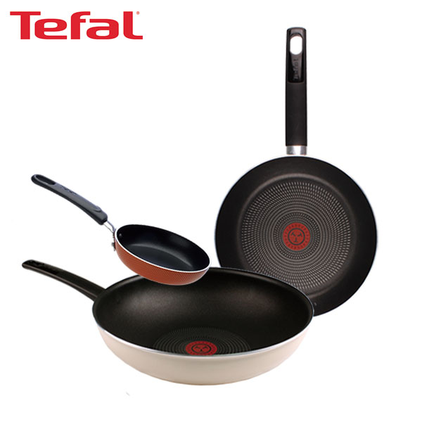[테팔] 데코레이티브 시리즈 프라이팬 24cm+멀티팬 28cm+미니팬 12cm TFC-DS4WEP12