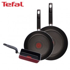[테팔] 데코레이티브 시리즈 프라이팬 26cm+30cm+사각 에그팬 12X18cm TFC-DS630EPS18