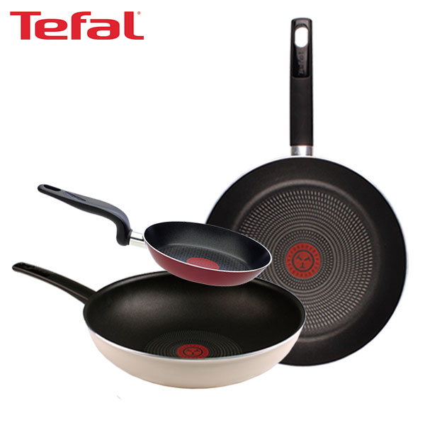 [테팔] 데코레이티브 시리즈 프라이팬 30cm+멀티팬 28cm+미니팬 18cm TFC-DS30WEP18