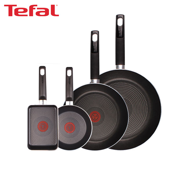 [테팔] 데코레이티브 시리즈 프라이팬 24cm+28cm+미니팬 18cm+사각 에그팬 12X18cm TFC-DS48EP18S18
