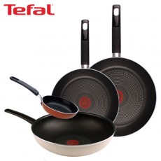[테팔] 데코레이티브 시리즈 프라이팬 26cm+30cm+멀티팬 28cm+미니팬 12cm TFC-DS630WEP12