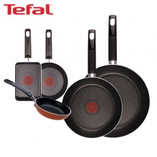 [테팔] 데코레이티브 시리즈 프라이팬 24cm+28cm+미니팬 12cm+미니팬 18cm+사각 에그팬 12X18cm TFC-DS48EP3SET