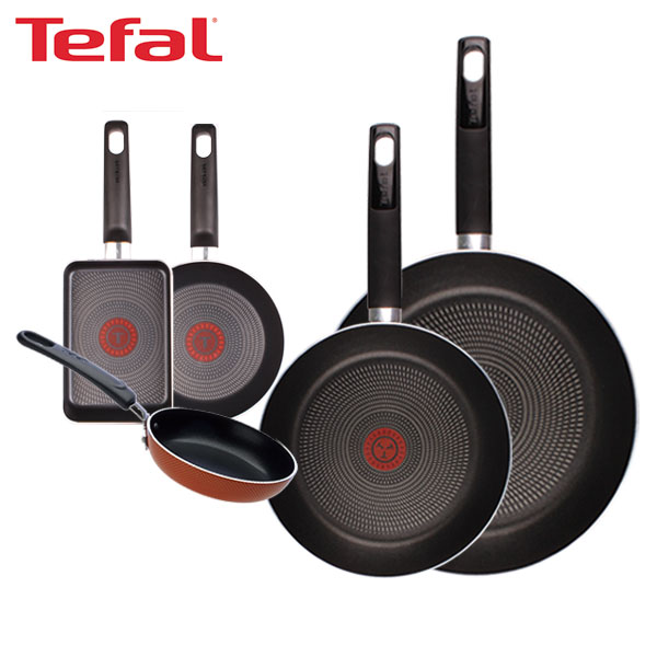 [테팔] 데코레이티브 시리즈 프라이팬 24cm+30cm+미니팬 12cm+미니팬 18cm+사각 에그팬 12X18cm TFC-DS430EP3SET