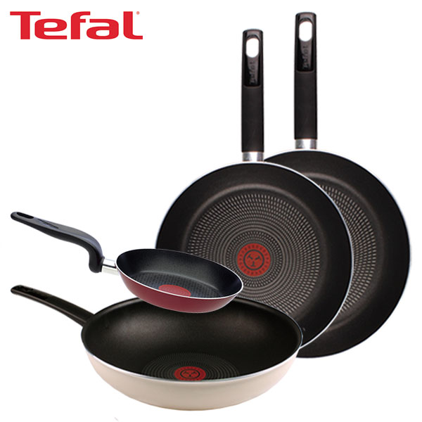 [테팔] 데코레이티브 시리즈 프라이팬 28cm+30cm+멀티팬 28cm+미니팬 18cm TFC-DS830WEP18
