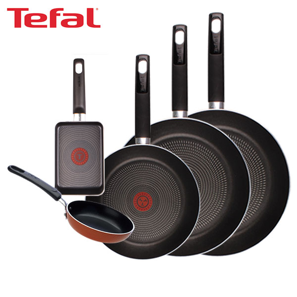 [테팔] 데코레이티브 시리즈 프라이팬 24cm+28cm+30cm+미니팬 12cm+사각 에그팬 12X18cm TFC-DS4830EP12S18