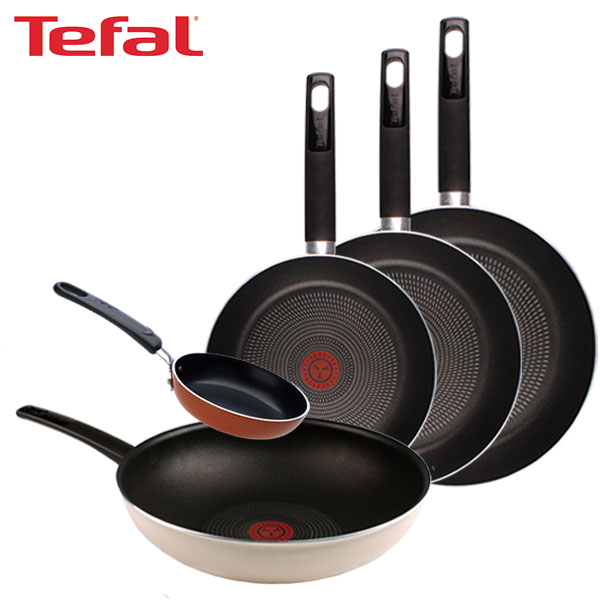 [테팔] 데코레이티브 시리즈 프라이팬 24cm+26cm+28cm+멀티팬 28cm+미니팬 12cm TFC-DS468WEP12