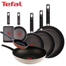[테팔] 데코레이티브 시리즈 프라이팬 24cm+26cm+30cm+미니팬 12cm+미니팬 18cm+사각 에그팬 12X18cm TFC-DS4630EP3SET
