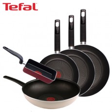 [테팔] 데코레이티브 시리즈 프라이팬 24cm+26cm+28cm+멀티팬 28cm+사각 에그팬 12X18cm TFC-DS468WEPS18