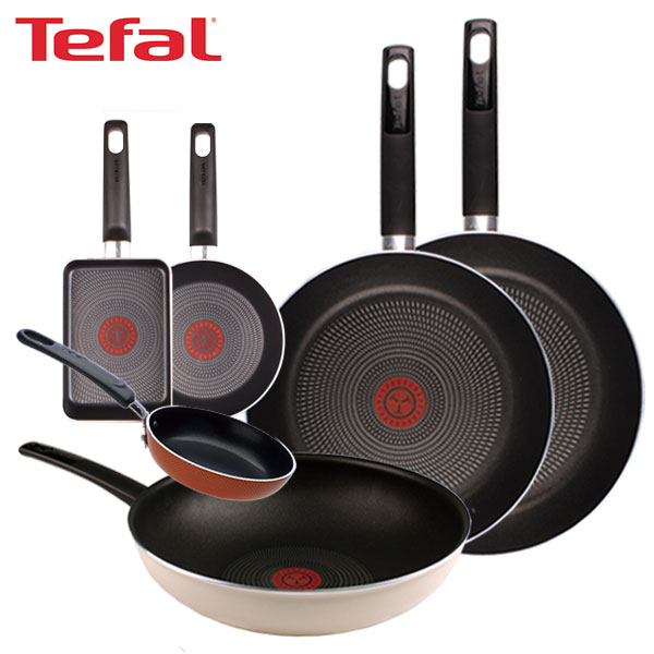 [테팔] 데코레이티브 시리즈 프라이팬 28cm+30cm+멀티팬 28cm+미니팬 12cm+미니팬 18cm+사각 에그팬 12X18cm TFC-DS830WEP3SET