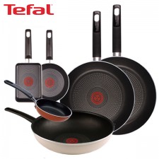 [테팔] 데코레이티브 시리즈 프라이팬 28cm+30cm+멀티팬 28cm+미니팬 12cm+미니팬 18cm+사각 에그팬 12X18cm TFC-DS830WEP3SET