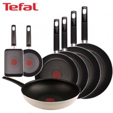 [테팔] 데코레이티브 시리즈 프라이팬 24cm+26cm+28cm+30cm+멀티팬 28cm+미니팬 18cm+사각 에그팬 12X18cm TFC-DS46830WEP18S18