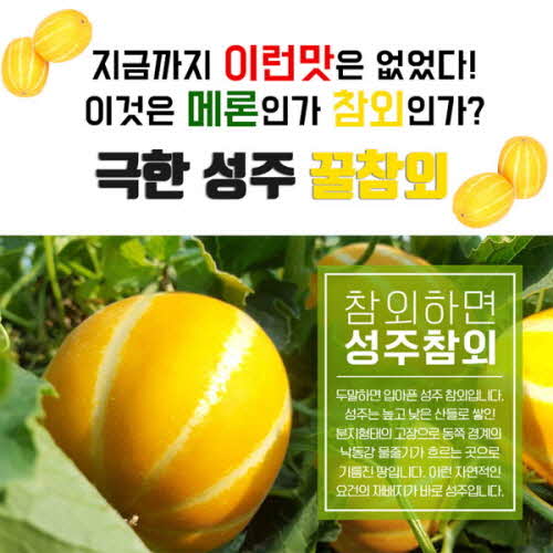 성주 참외 로얄참외 4.7k (9~12과)