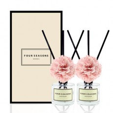 포시즌 플라워 디퓨저 50ml 더블 선물세트 카네이션_핑크