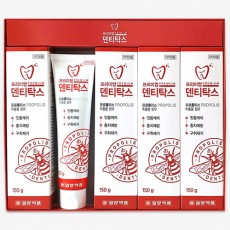 일양약품 프리미엄 덴티탁스 치약 150g 5개입 1세트