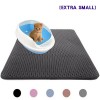 고양이 사막화방지 모래 발판 청소 매트 블랙 30*30 (Extra Small)