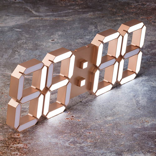 국산 루나리스 골드에디션 3D LED 벽시계 LG전구 38cm