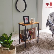 앳홈 원목 북앤드 수납 선반