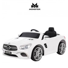몬스터토이즈 Benz SL400 프리미엄 유아전동차 아기자동차 / 화이트, 레드