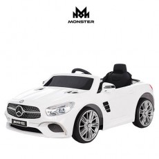 몬스터토이즈 Benz SL400 프리미엄 유아전동차 아기자동차 / 화이트, 레드