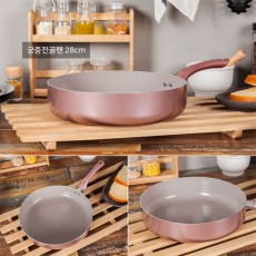 로얄그래프톤 로사 인덕션겸용(IH) 세라믹코팅28 궁중전골팬