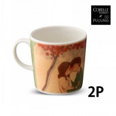 코렐코디네이츠 퍼엉 러브 머그 320ml 2p