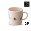코렐코디네이츠 퍼엉 하트 머그 320ml 2p