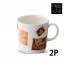 코렐코디네이츠 퍼엉 포토 머그 320ml 2p
