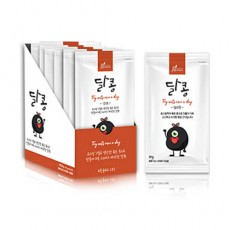 100% 국산콩으로 만든 콩스낵, 달콩 검정콩 (25g x 6봉)