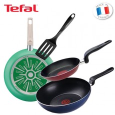 [테팔] 프레쉬무드 프라이팬 28cm+뒤집개+파워블루 멀티팬 28cm+미니팬 18cm  TFC-FM8STPBWEP18