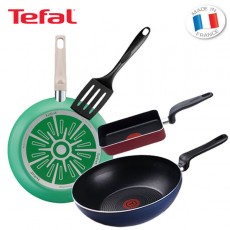 [테팔] 프레쉬무드 프라이팬 28cm+뒤집개+파워블루 멀티팬 28cm+사각에그팬 12*18cm  TFC-FM8STPBWEPS18