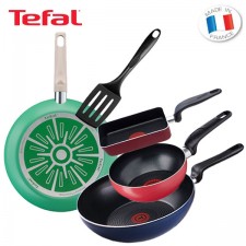 [테팔] 프레쉬무드 프라이팬 28cm+뒤집개+파워블루 멀티팬 28cm+사각에그팬 12*18cm +미니볶음팬 16cm  TFC-FM8STPBWEPS18W