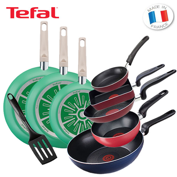 [테팔]프레쉬무드 프라이팬24+28+30+뒤집개+파워블루멀티팬28+미니팬12+18+사각에그팬12*18+미니볶음팬16 TFC-FM4830STPBWEP4SET