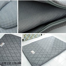 마르페이 3D매쉬 에어매트리스 그레이 6cm 슈퍼싱글 110*200