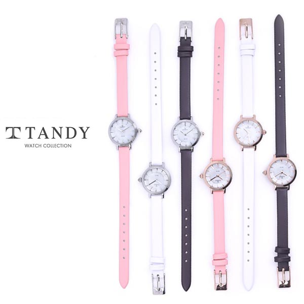 탠디(TANDY) 여성가죽시계 T-4012