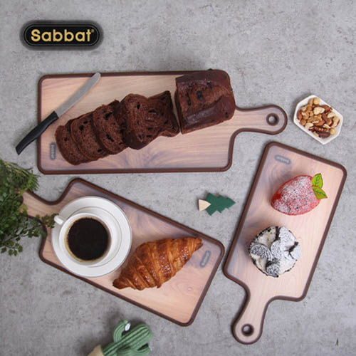 사바트 플레이팅 서빙도마 4종 세트 [대,중,소, 3종 거치대]