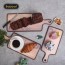 사바트 플레이팅 서빙도마 4종 세트 [대,중,소, 3종 거치대]