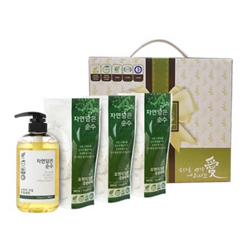 자연담은순수 본품500ml +리필3개(300ml) (총 1400ml)