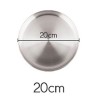플라이토 국산 원형 스텐레스 다용도 쟁반 20cm